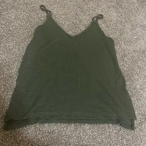 Mudd xs tank top green in color
